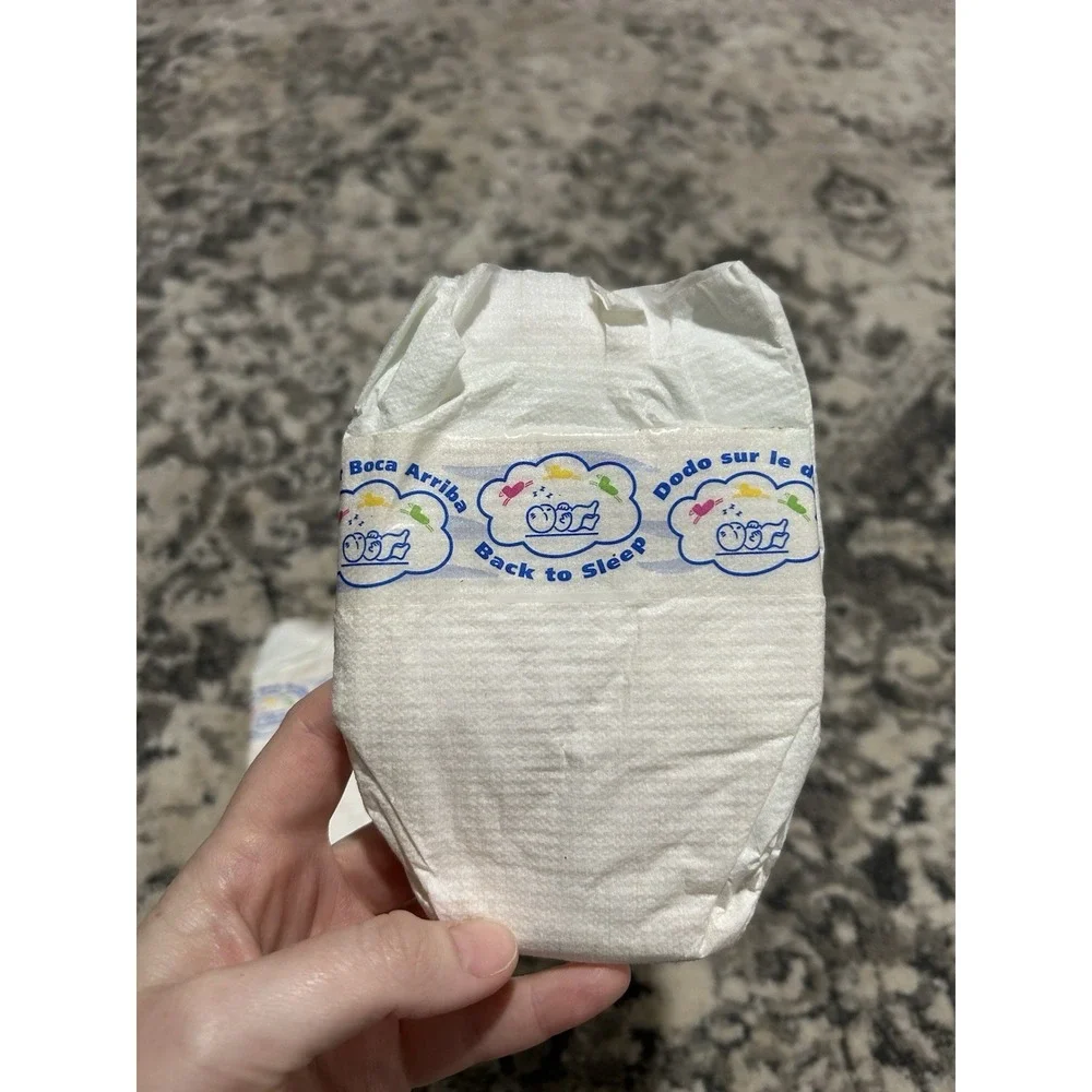 3 Vintage Pampers Baby Dry Diapers 